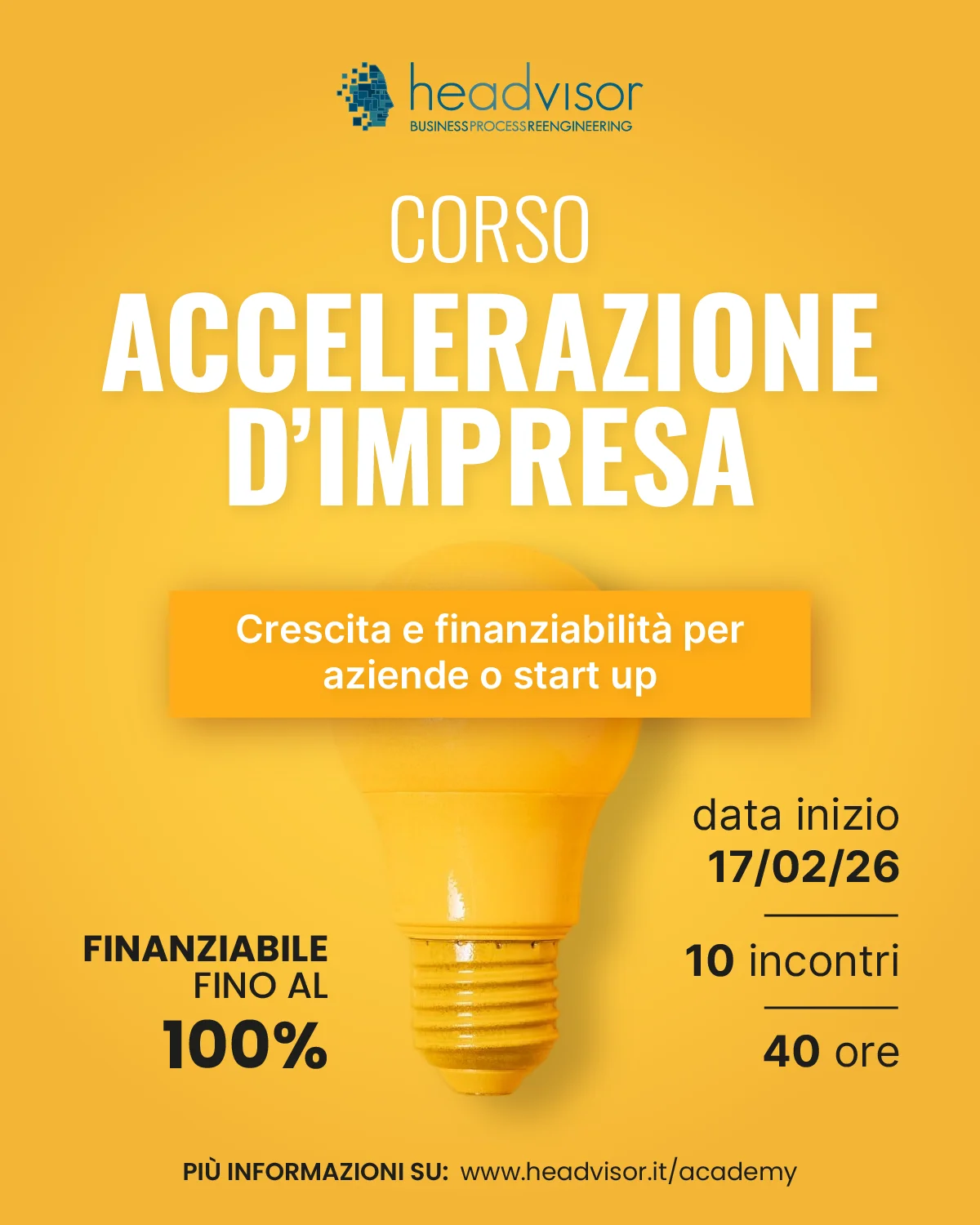 Corso Accelerazione per le Imprese