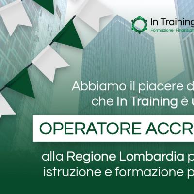 In Training: Ente Accreditato Regione Lombardia